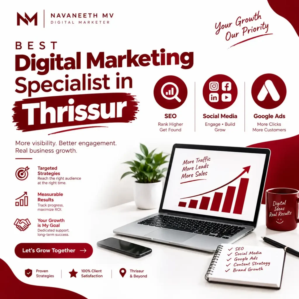 Best Digital Marketing Specialist in Thrissur